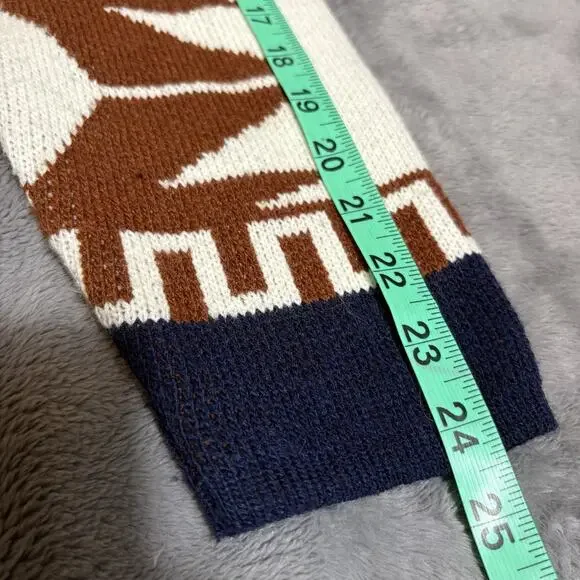 Cocogio Fringed Open Fron Cardigan Sweater Womens Sz L Aztec Boho Western Italy - Picture 15 of 16